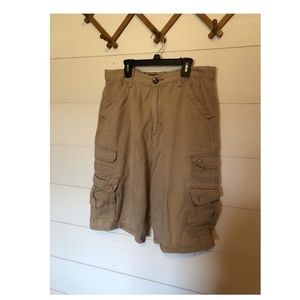 Royal republic tan cargo shorts